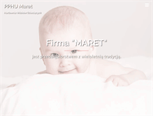 Tablet Screenshot of maret.pl